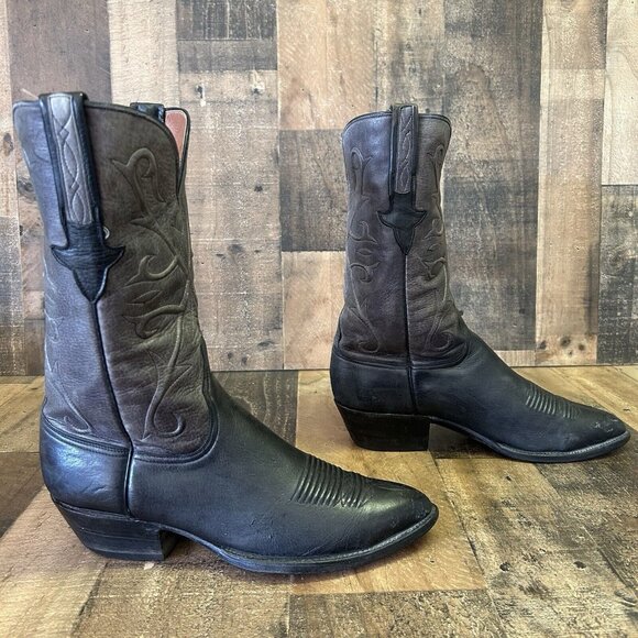 Lucchese Classics L692524 Soft Leather Cowboy Boots Mens 10 D - Picture 12 of 12
